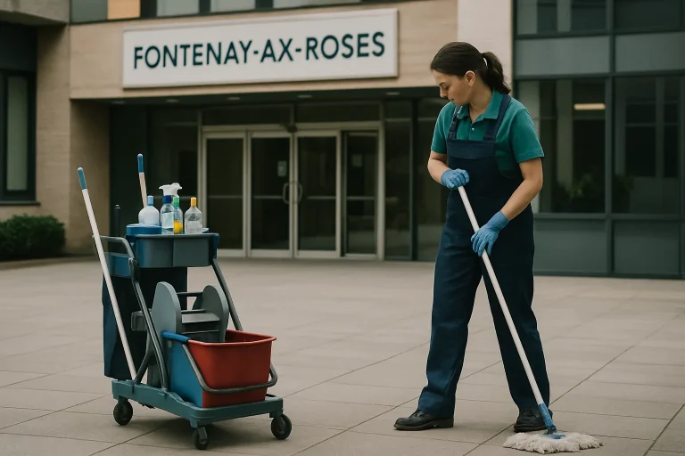 Techniciens nettoyant un appartement à Fontenay-aux-Roses avec des équipements spécialisés.