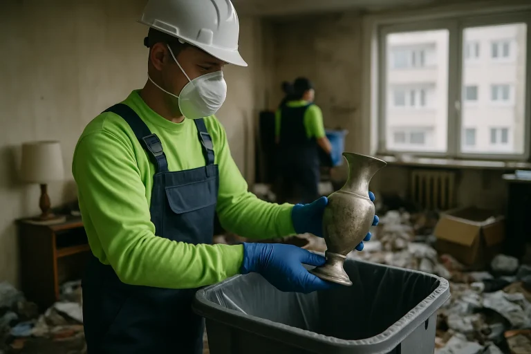 Récupération d'Objets de Valeur Après Nettoyage de Logements Insalubres